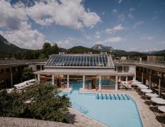 Die Wasnerin ****s Outdoor-Pool im Hotel Die Wasnerin