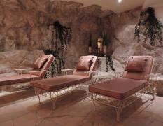Der Lärchenhof Wellnessliegen im Saunabereich des Hotels Der Lärchenhof