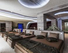 Ruheraum mit Wasserbetten im STOCK Resort