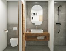 Detailansicht in einem Apartment Badezimmer im Hotel Wenger Alpenhof