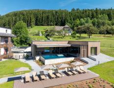 Outdoorbereich im Vital Hotel Styria