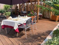 Terrasse des Hotels Patriarca