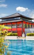 Asia Hotel und Spa Leoben Pavillon im Garten des Asia Hotel und Spa Leoben