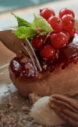 Ein schön zubereiteter Dessertteller im Restaurant des Falkensteiner Genuss und Wohlfühlhotel Mühlviertel